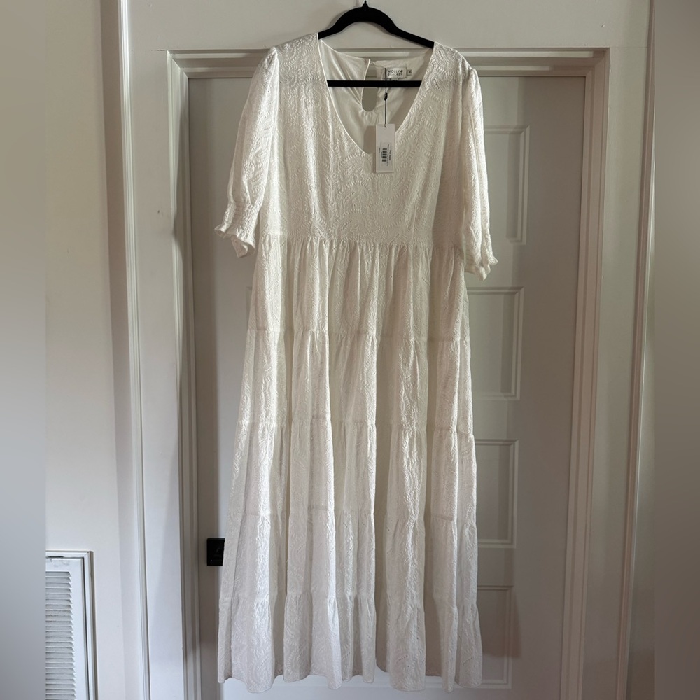 Molly Bracken Cream Maxi Dress
